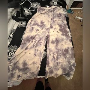 Nasty gal sheer tie dye pants